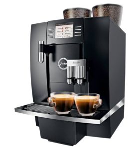 JURA GIGA X8C Professional Bean to Cup Machine in Aluminium/Black
